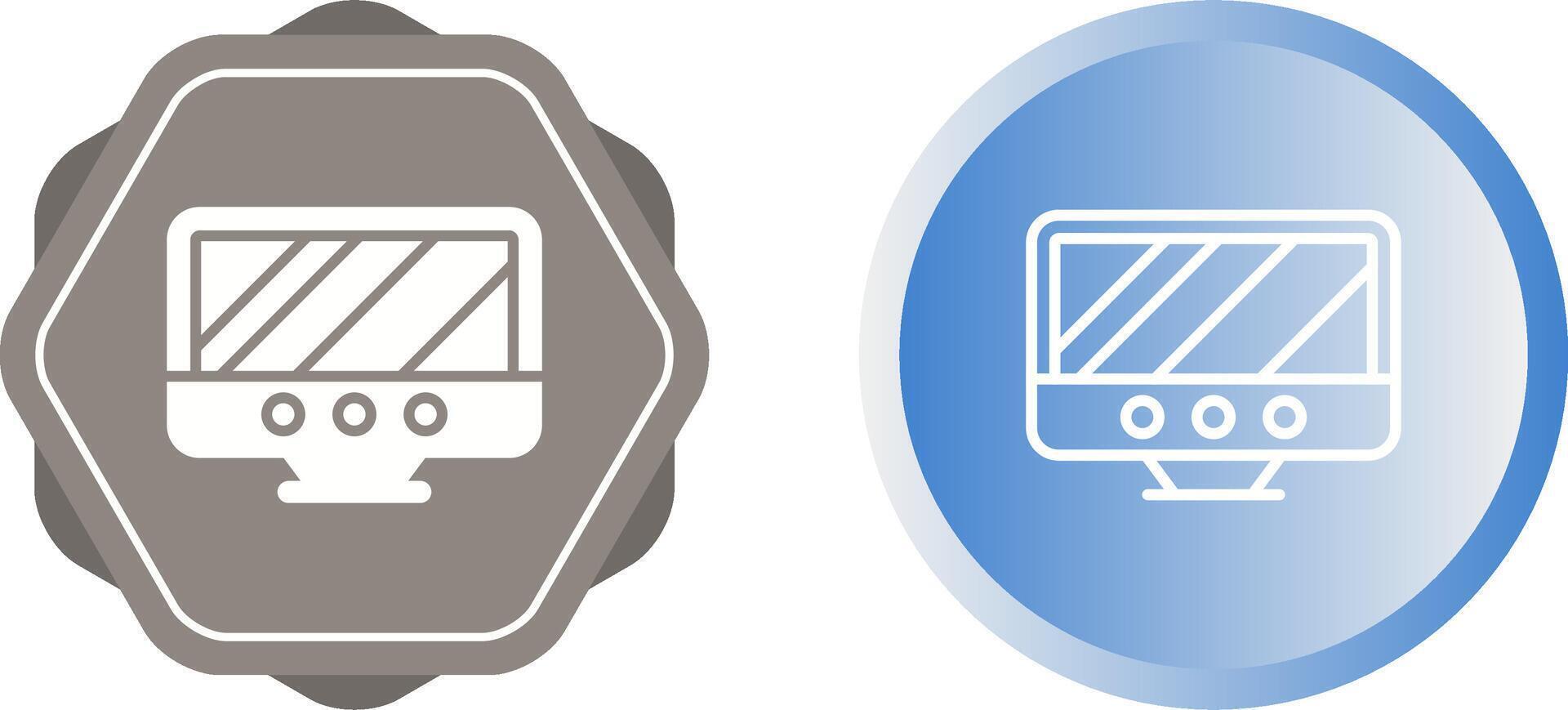 icône de vecteur de moniteur