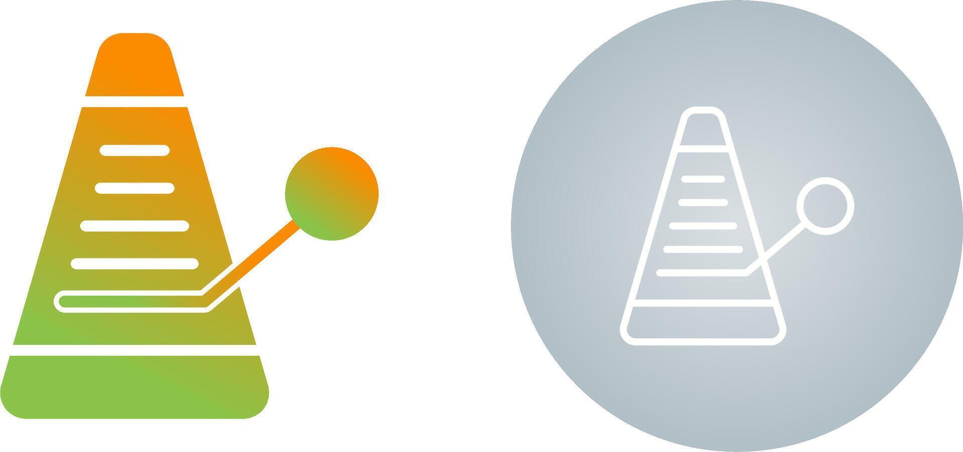 icône de vecteur de métronome