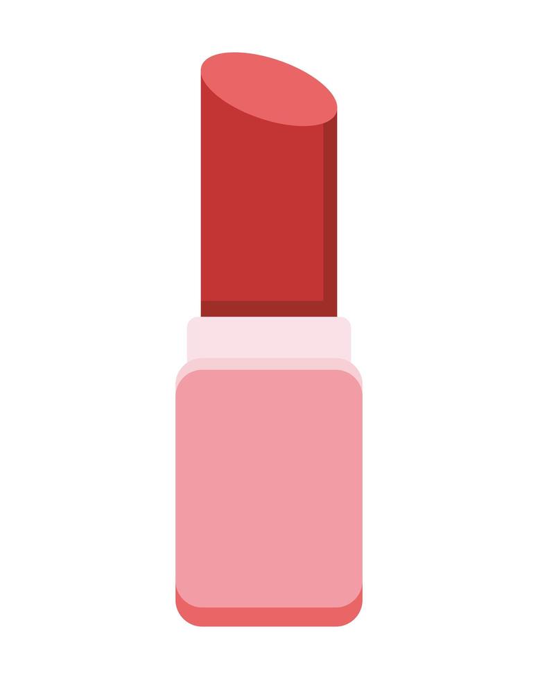 conception de rouge à lèvres rose vecteur