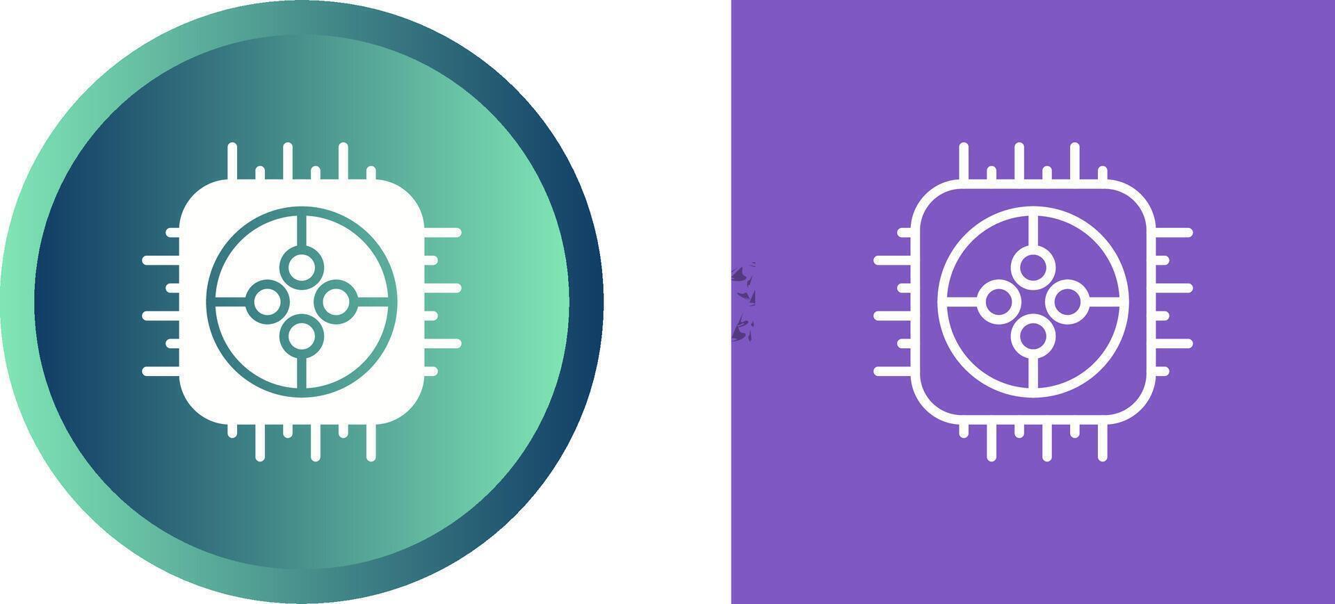 icône de vecteur de processeur