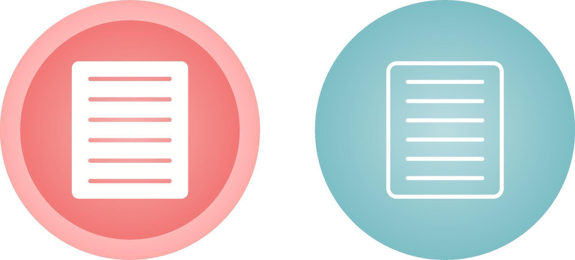 document aligner justifier vecteur icône