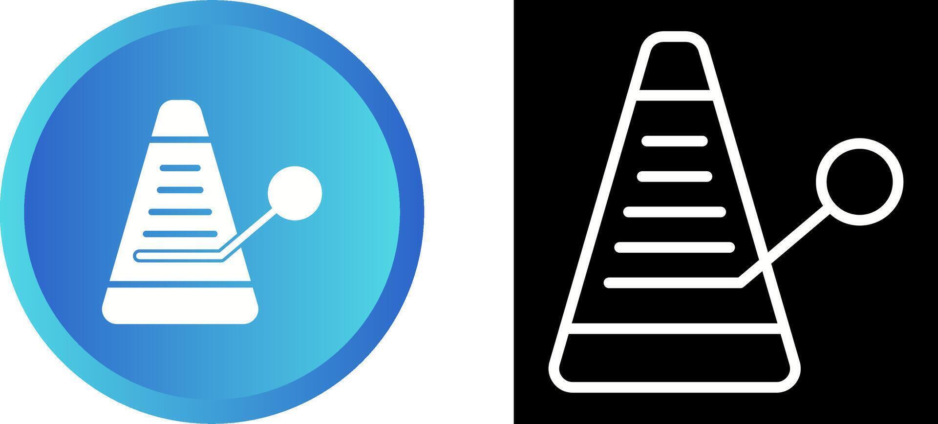 icône de vecteur de métronome