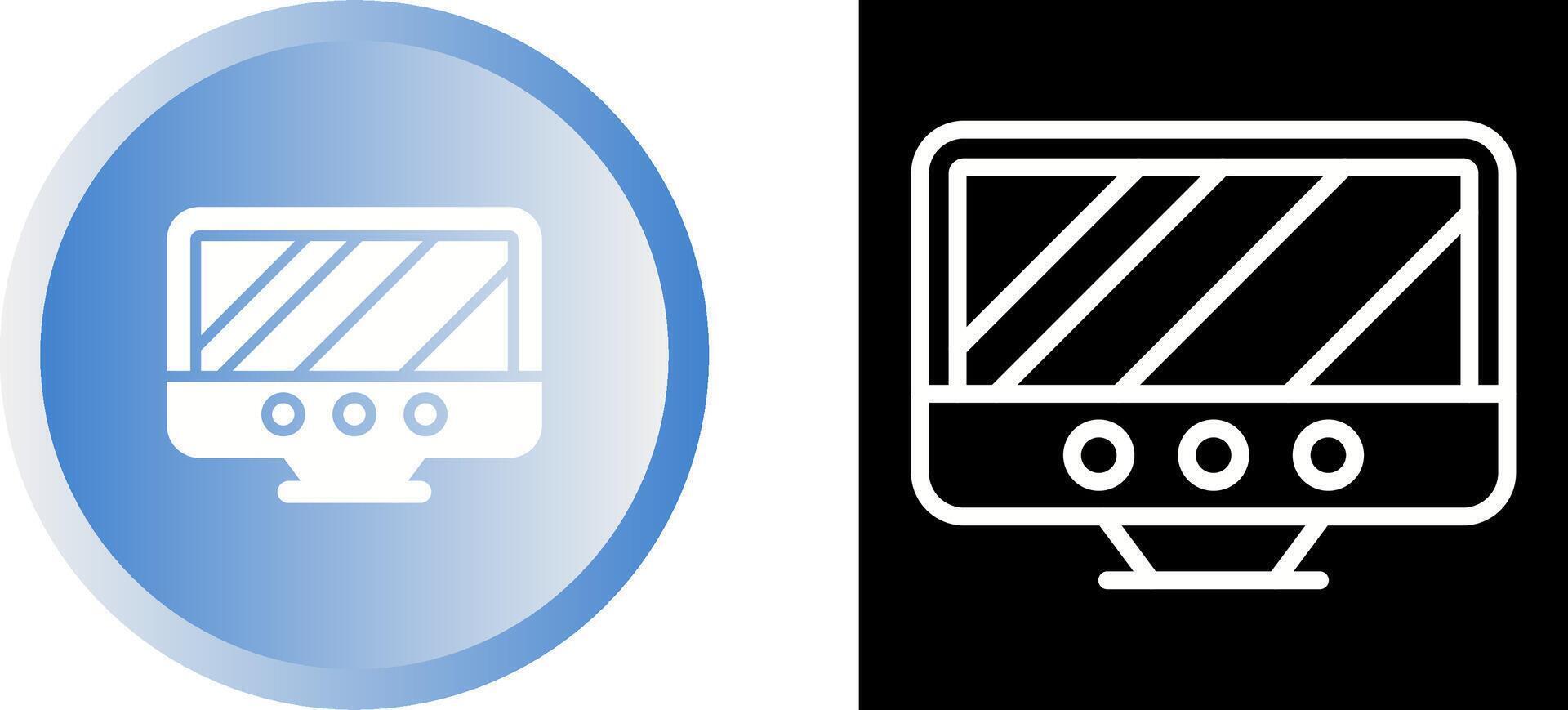 icône de vecteur de moniteur