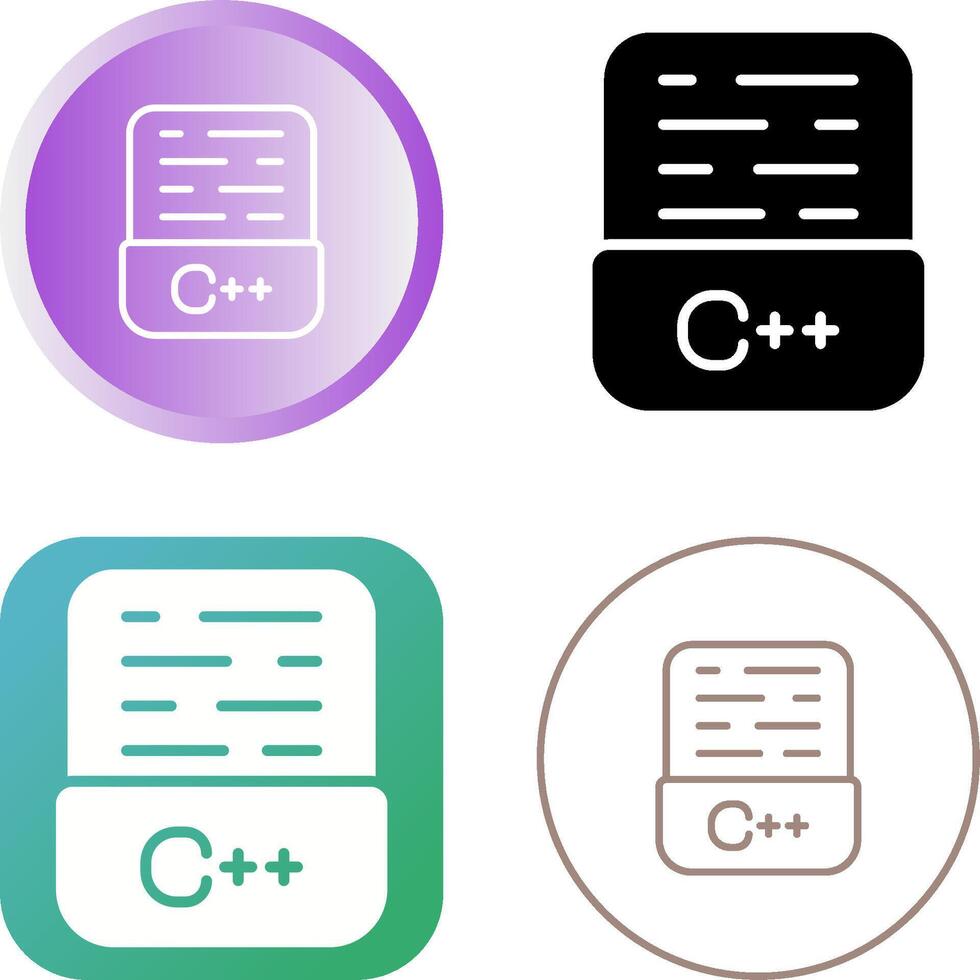 icône de vecteur de langage de programmation