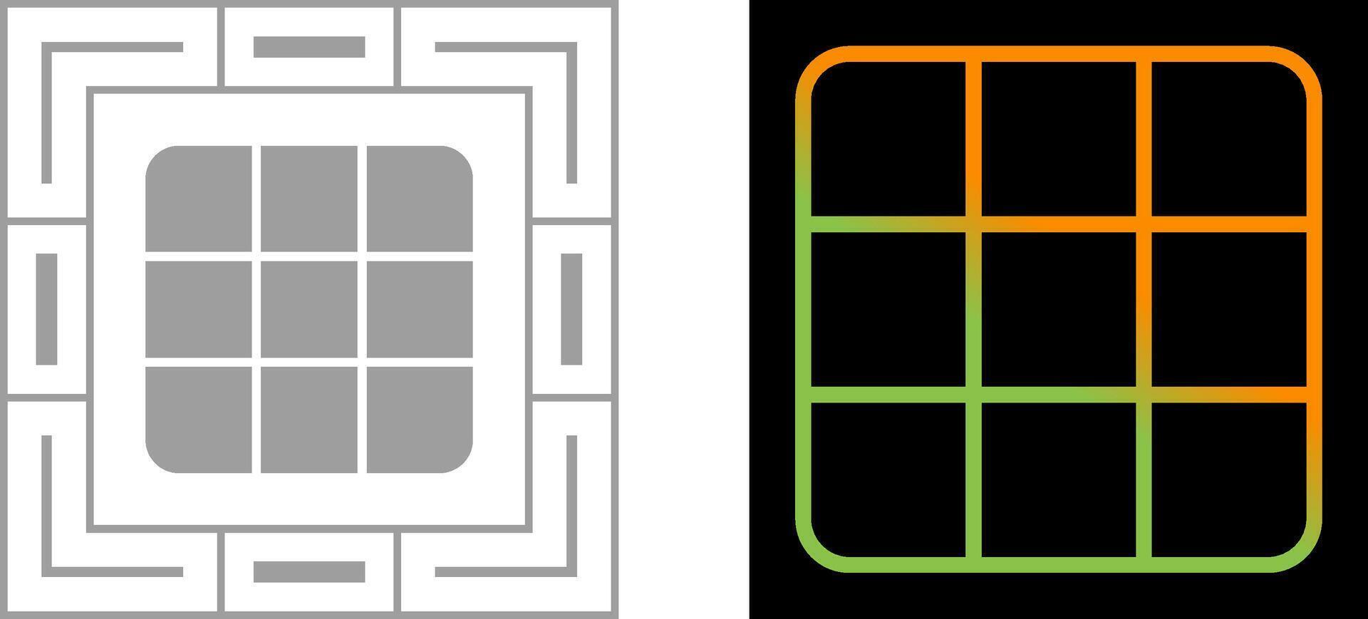 rubik's cube vecteur icône