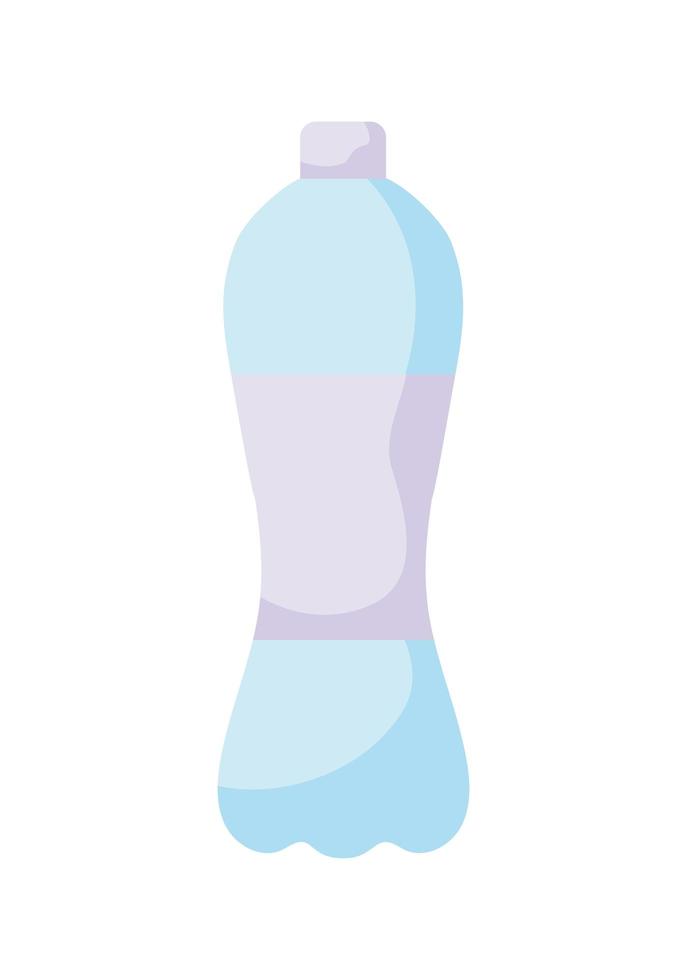 longue bouteille d'eau vecteur
