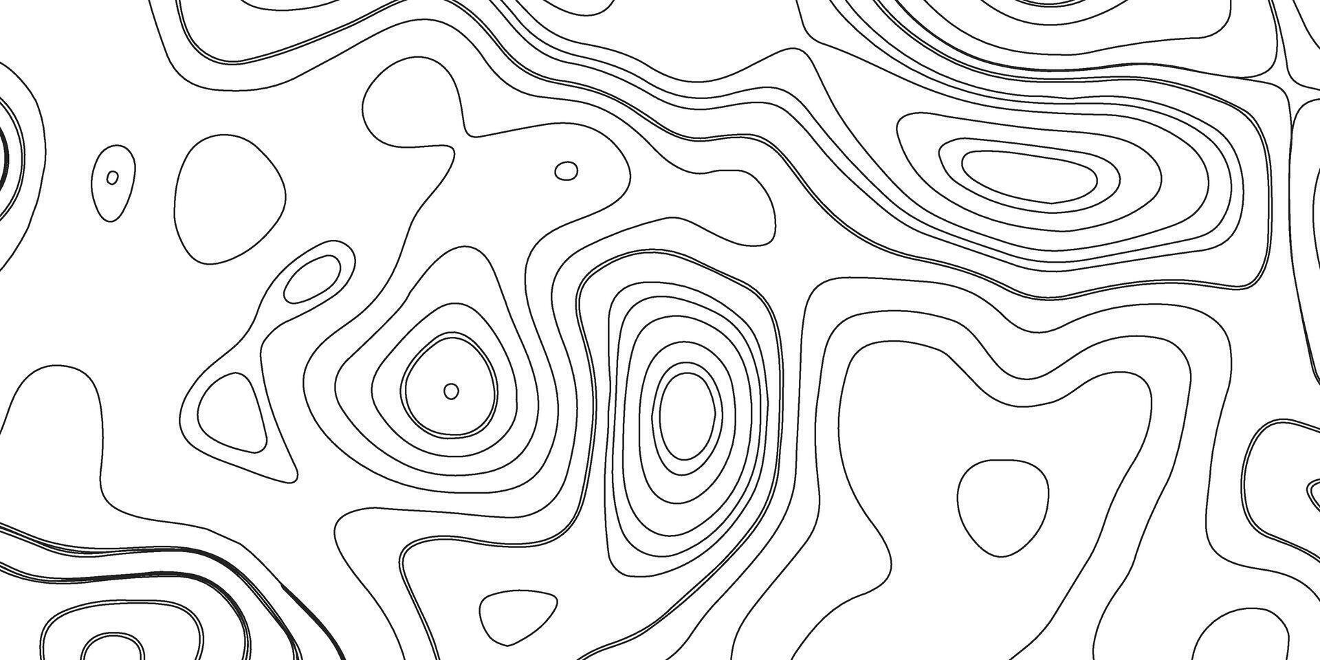 papier blanc coupé fond blanc. décoration abstraite réaliste en papercut texturée avec des couches ondulées et de l'ombre. carte de contour topographique conception graphique de mouvement abstrait tech. vecteur