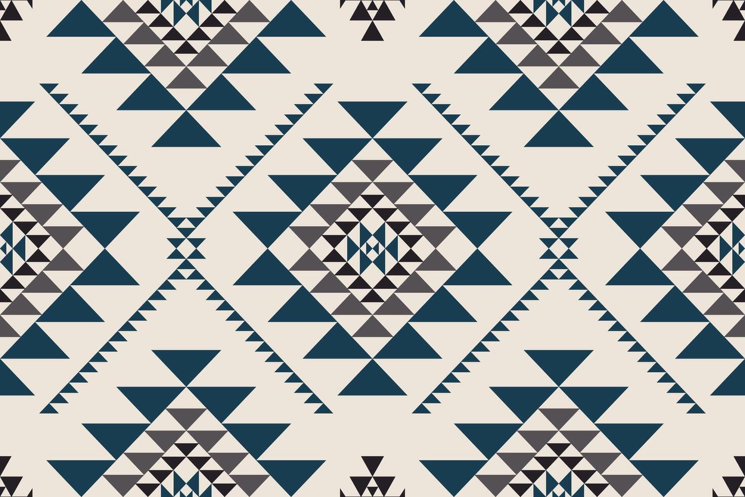 navajo tribal vecteur sans couture modèle. originaire de américain ornement. ethnique Sud occidental décor style. boho géométrique ornement. vecteur sans couture modèle. mexicain couverture, tapis. tissé tapis illustration.