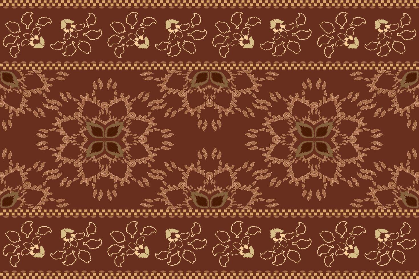 ikat tribal Indien sans couture modèle. ethnique aztèque en tissu tapis mandala ornement originaire de boho chevron textile.géométrique africain américain Oriental traditionnel vecteur illustrations. broderie style.