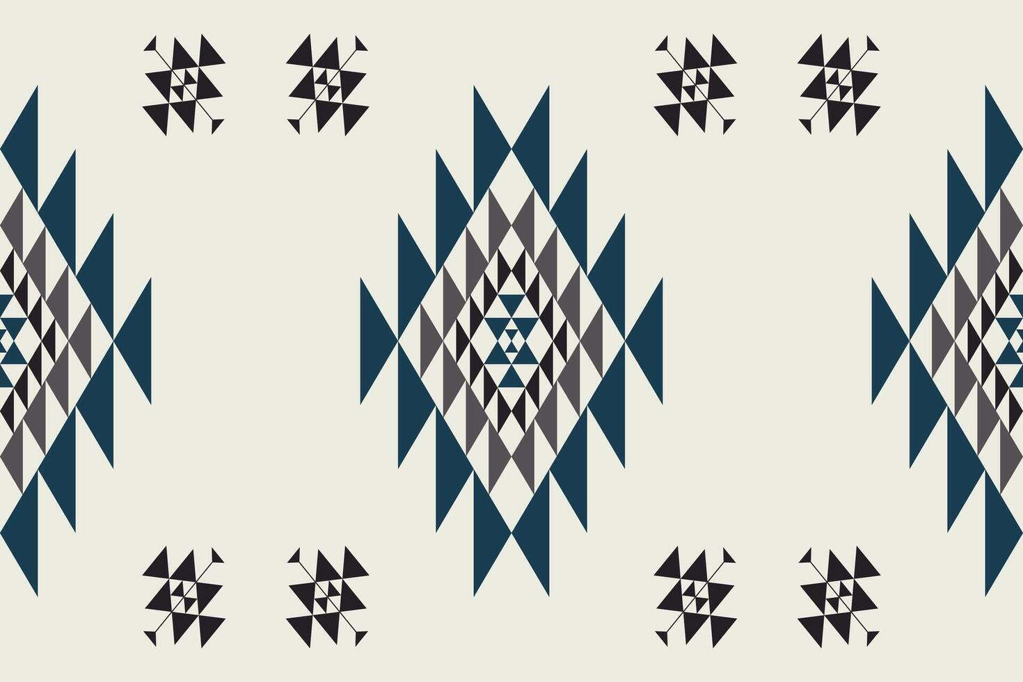 navajo tribal vecteur sans couture modèle. originaire de américain ornement. ethnique Sud occidental décor style. boho géométrique ornement. vecteur sans couture modèle. mexicain couverture, tapis. tissé tapis illustration.