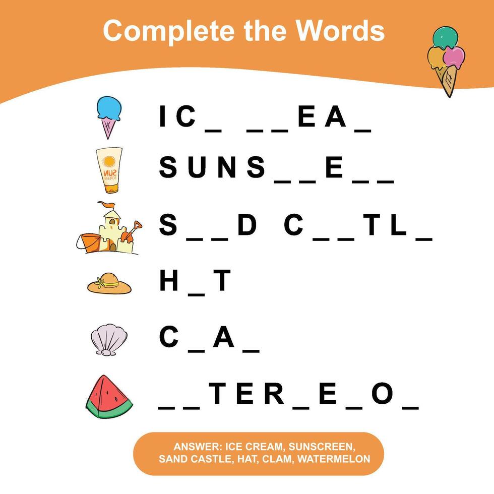 quoi des lettres sont manquant. Achevée le des lettres dans Anglais. des gamins éducatif jeu. imprimable feuille de travail pour préscolaire. l'écriture entraine toi vecteur