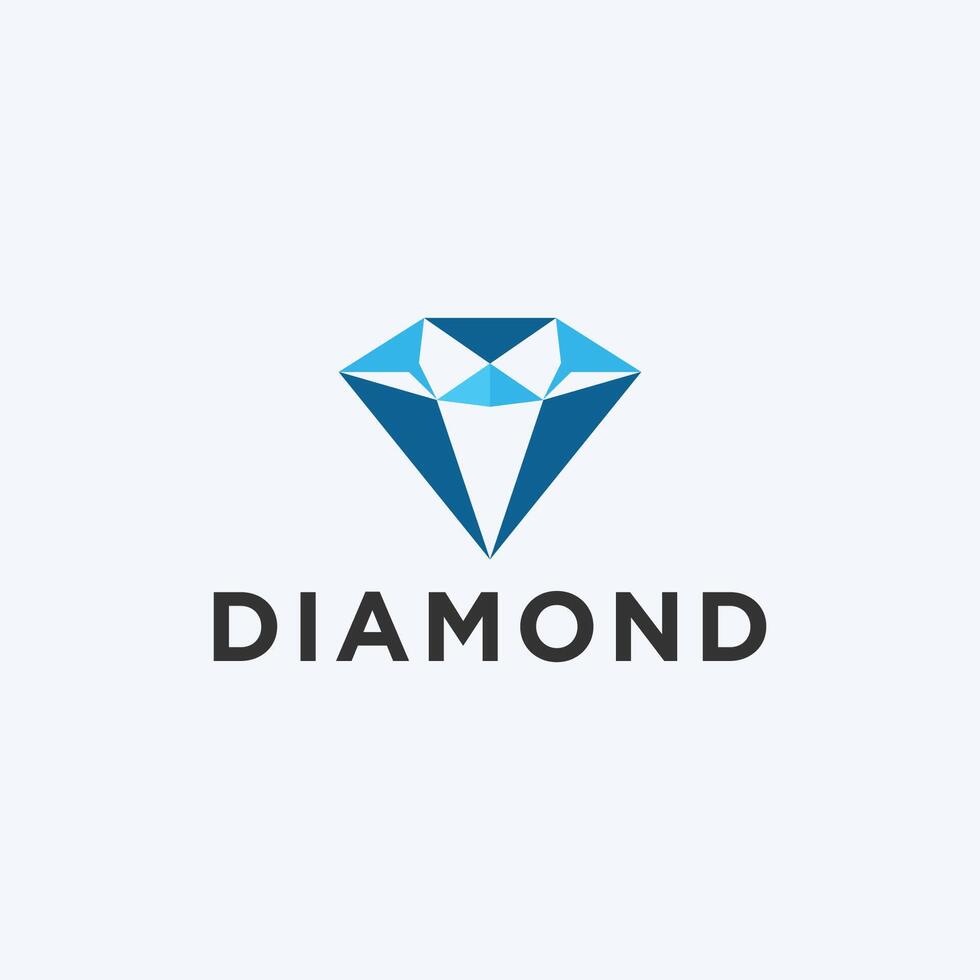 ai généré diamant logo conception élégant diamant Succès entreprise icône vecteur