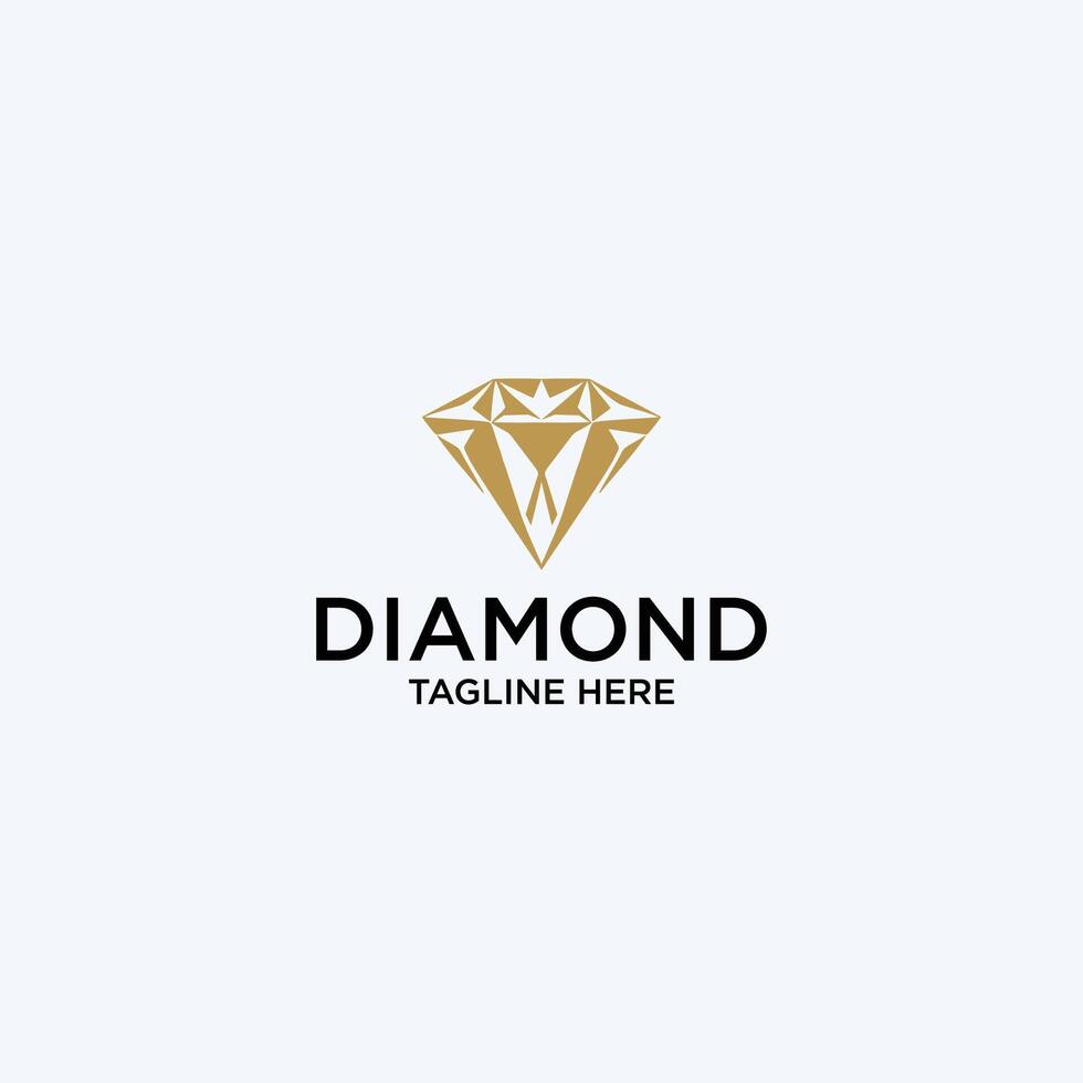 ai généré diamant logo conception élégant diamant Succès entreprise icône vecteur