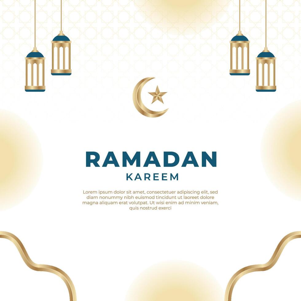 Ramadan bannière Contexte Facile Ramadan bannière vecteur