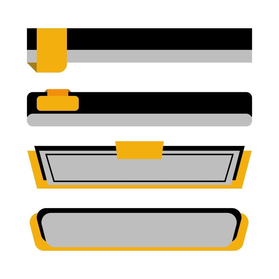 inférieur troisième graphique modèle vecteur