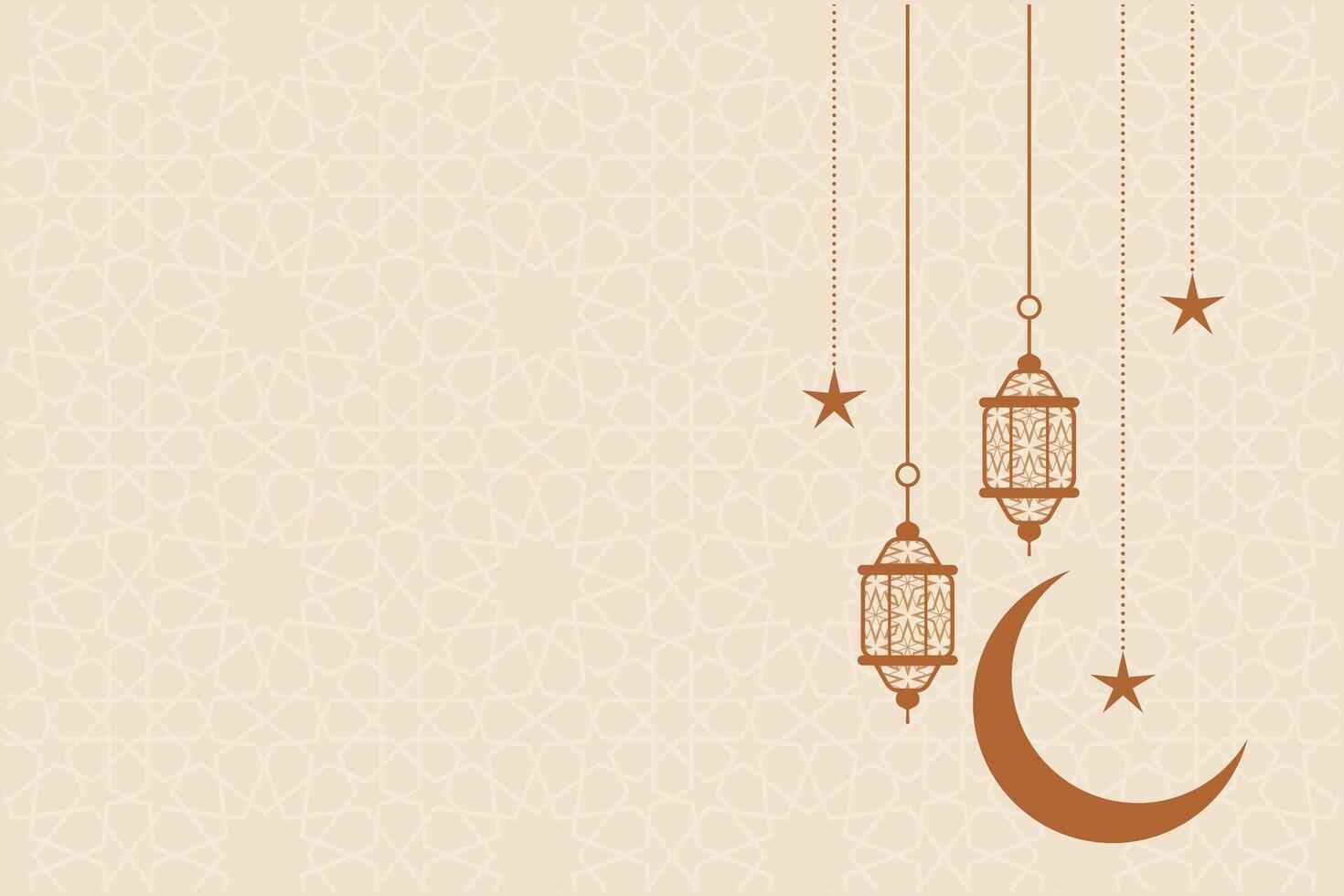 Ramadan, eid al fitr, islamique Nouveau année Contexte salutation carte vecteur