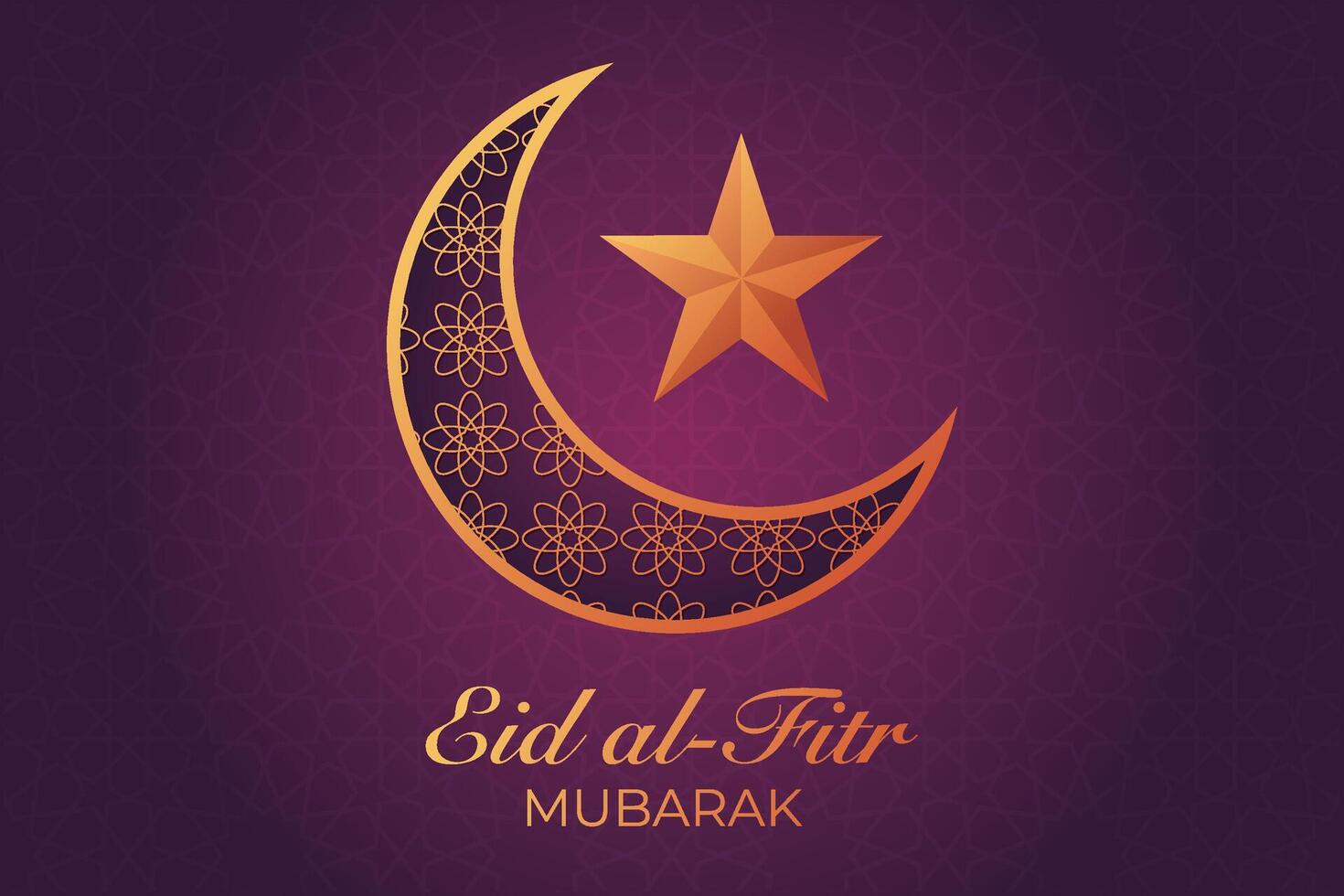 Ramadan, eid al fitr, islamique Nouveau année Contexte salutation carte vecteur