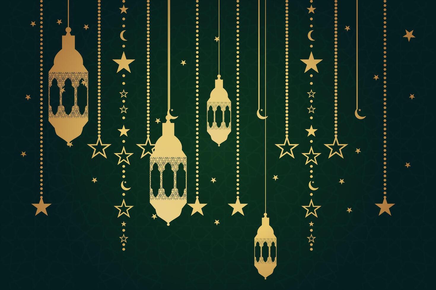 élégant luxe ramadan, eid mubarak décoratif vacances carte vecteur