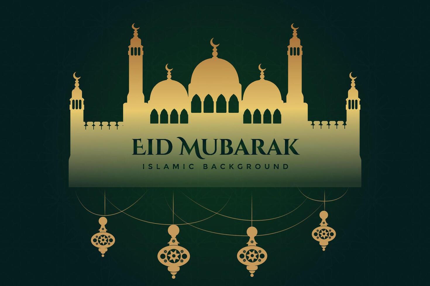 eid al fitr, ramadhan décoratif salutation carte vecteur