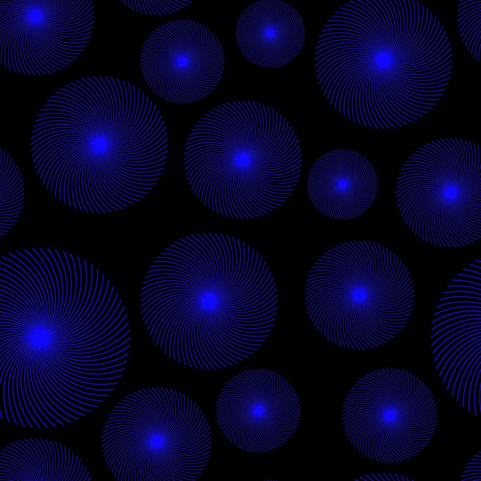 monotone ombre de bleu minimal géométrique cercle de ligne et points sans echantillon modèle conception pour mode , tissu, la toile. vecteur