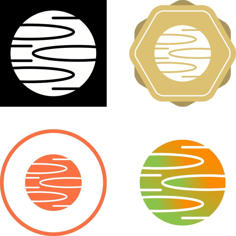 icône de vecteur de planète