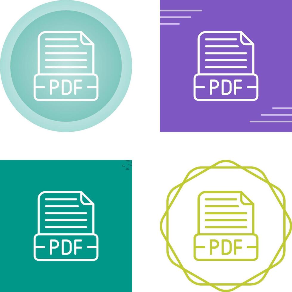 document formater vecteur icône