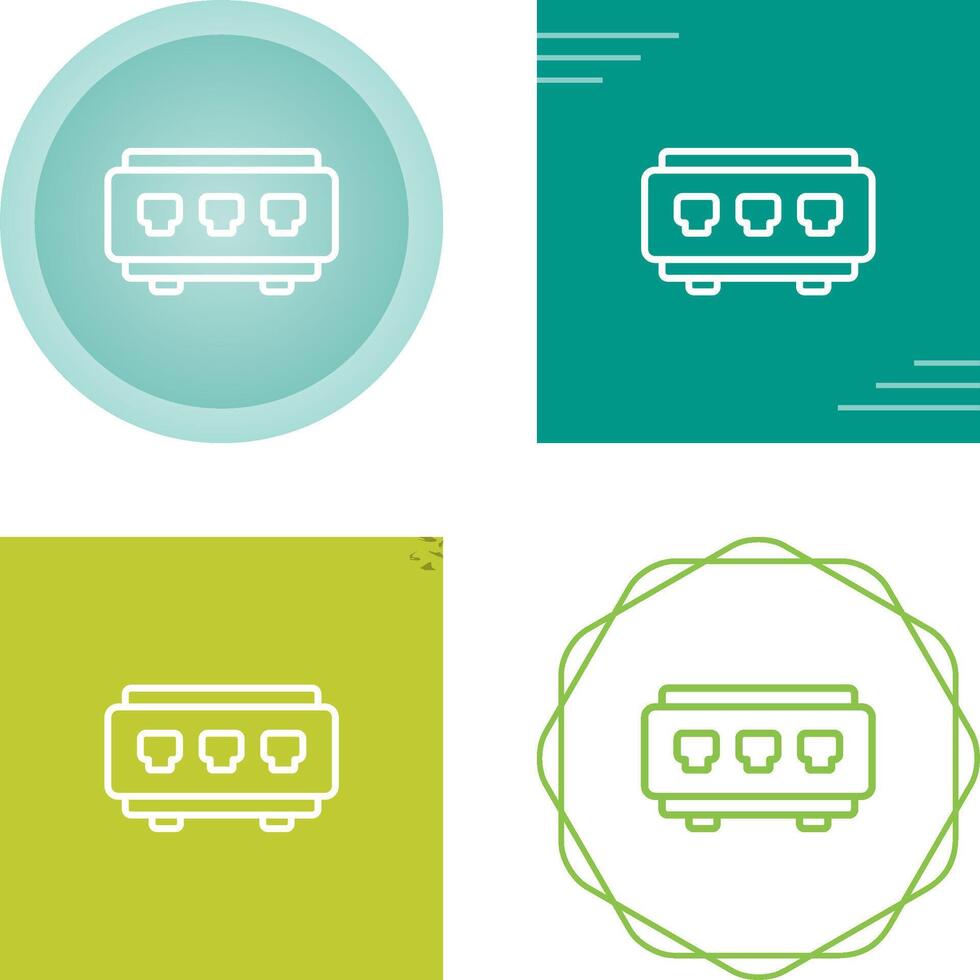 icône de vecteur de commutateur réseau