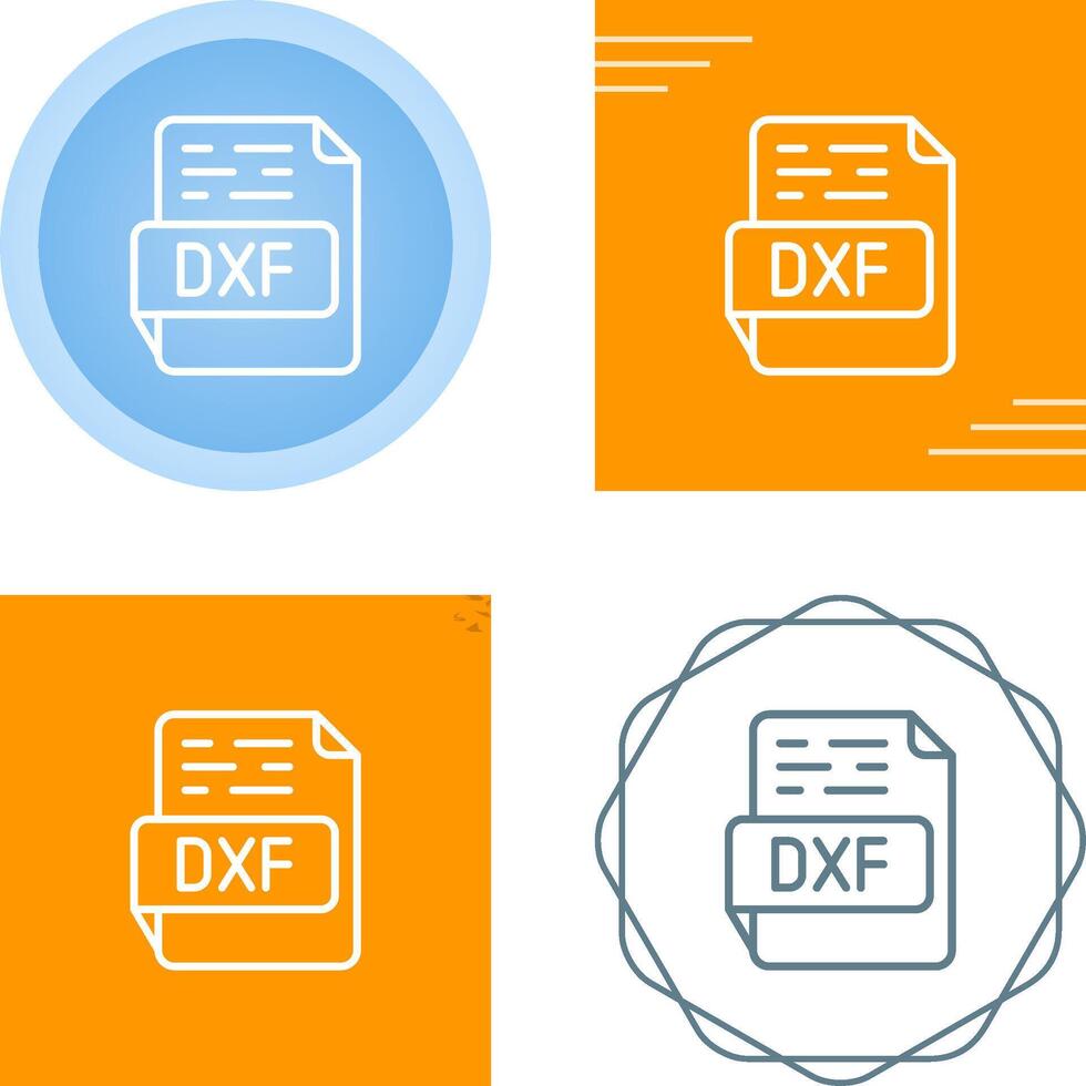 dxf vecteur icône