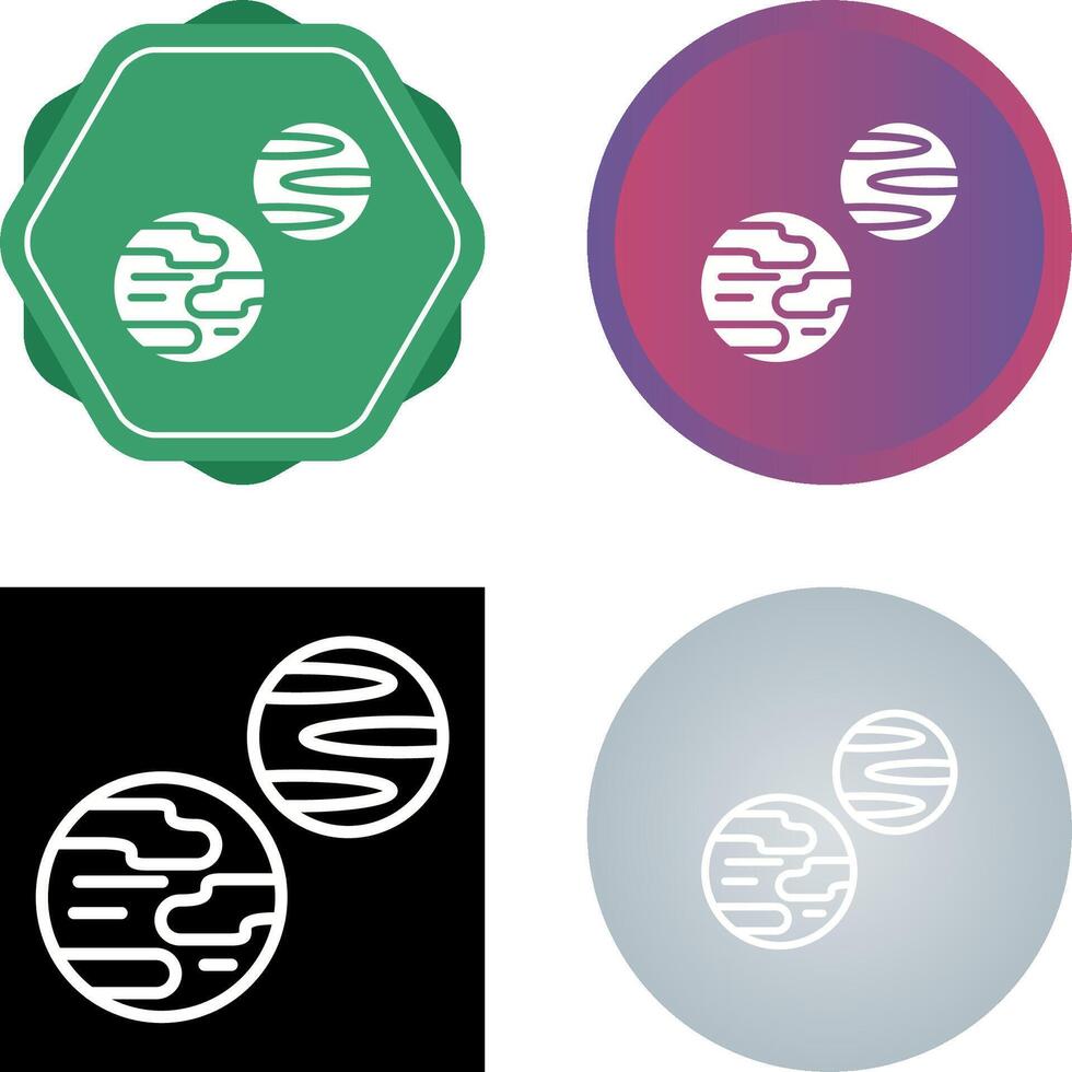 icône de vecteur de planètes