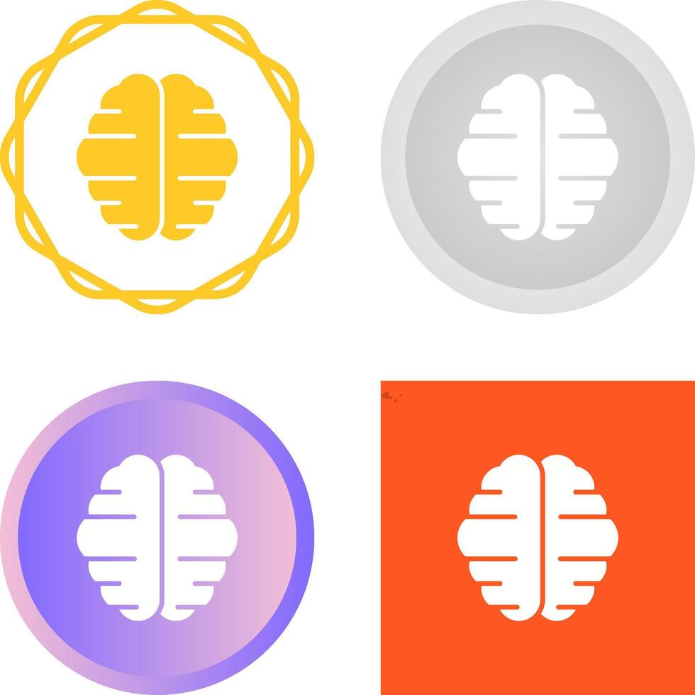 icône de vecteur de cerveau