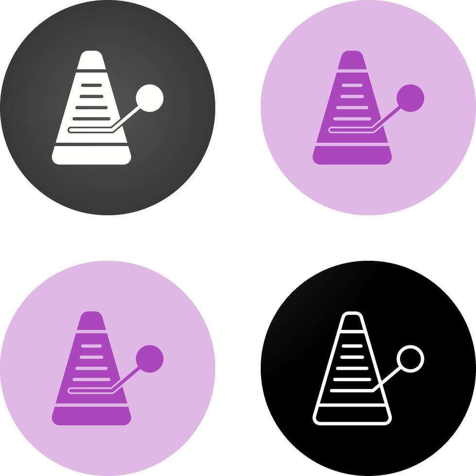 icône de vecteur de métronome