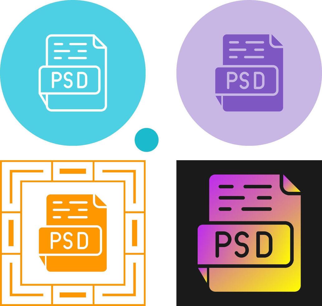 icône de vecteur psd