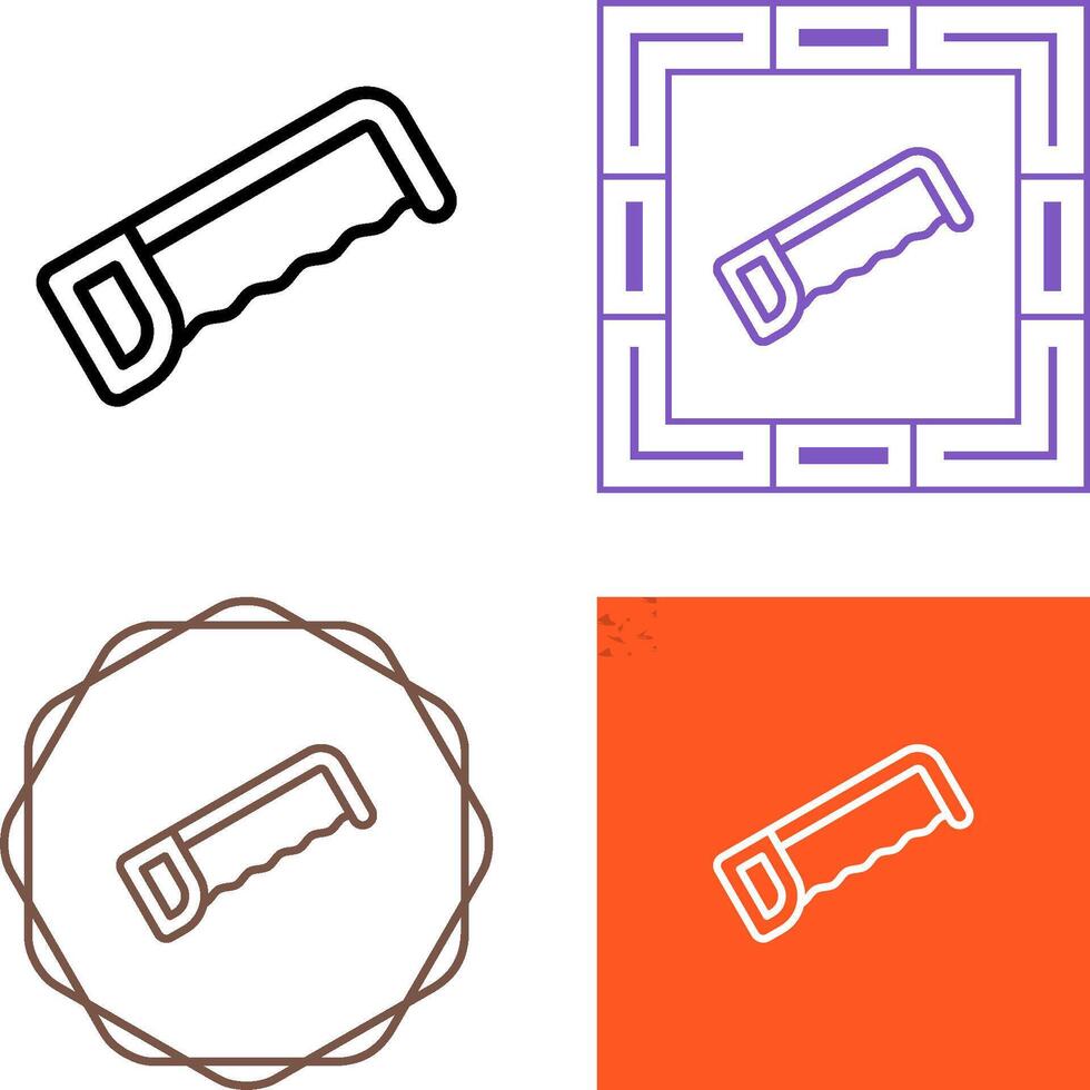 icône de vecteur de scie à métaux