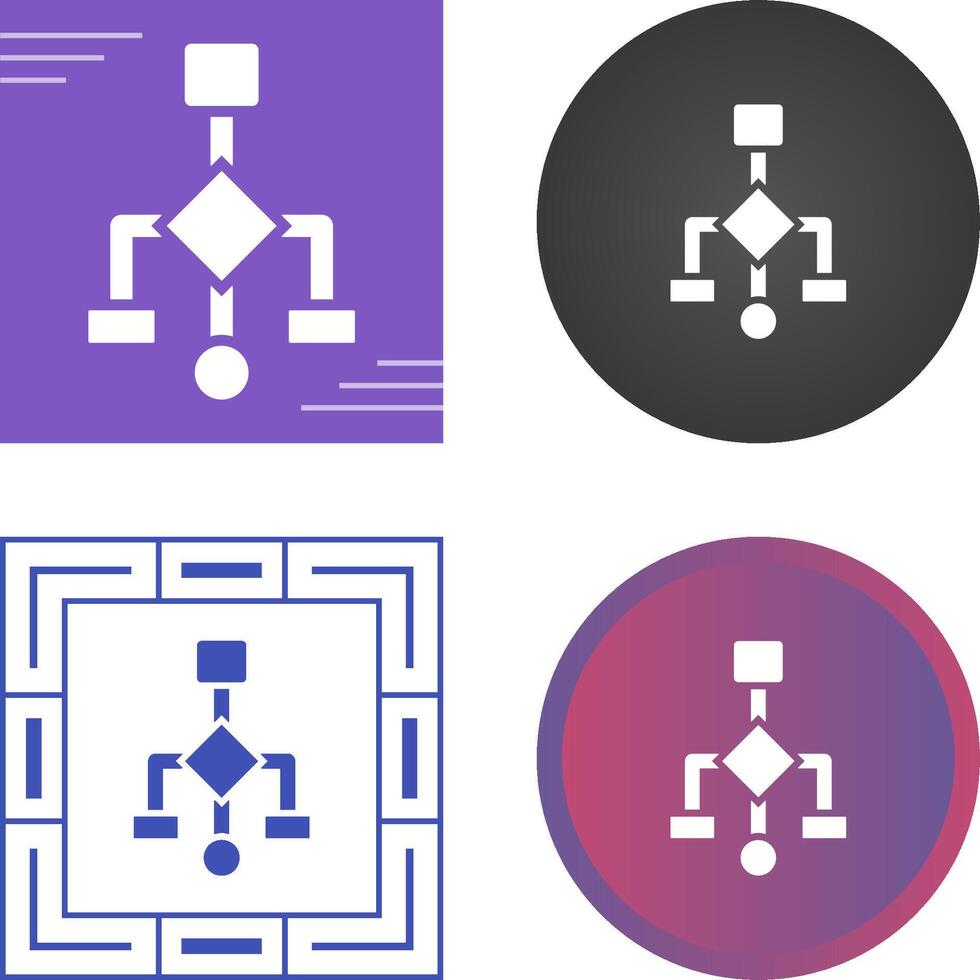 affinité diagramme vecteur icône