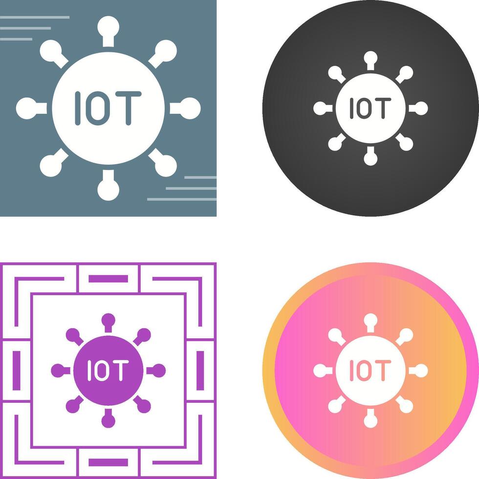 l'Internet de des choses vecteur icône