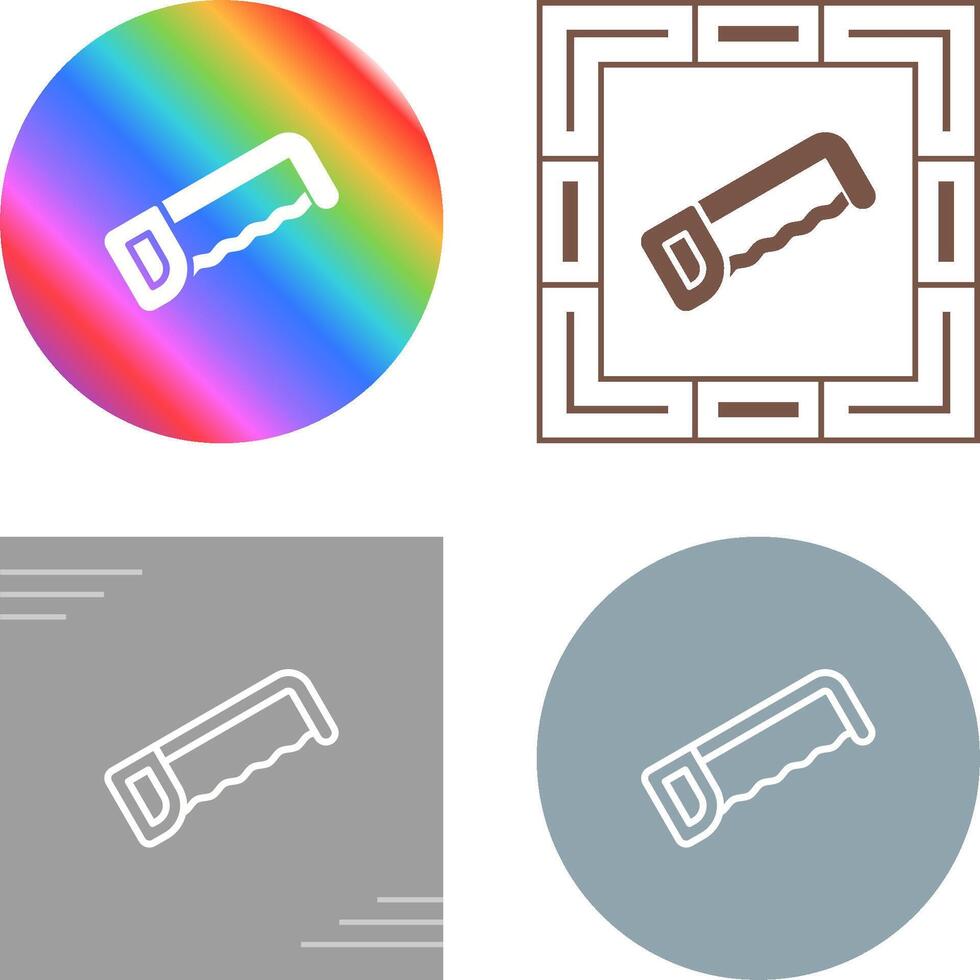 icône de vecteur de scie à métaux
