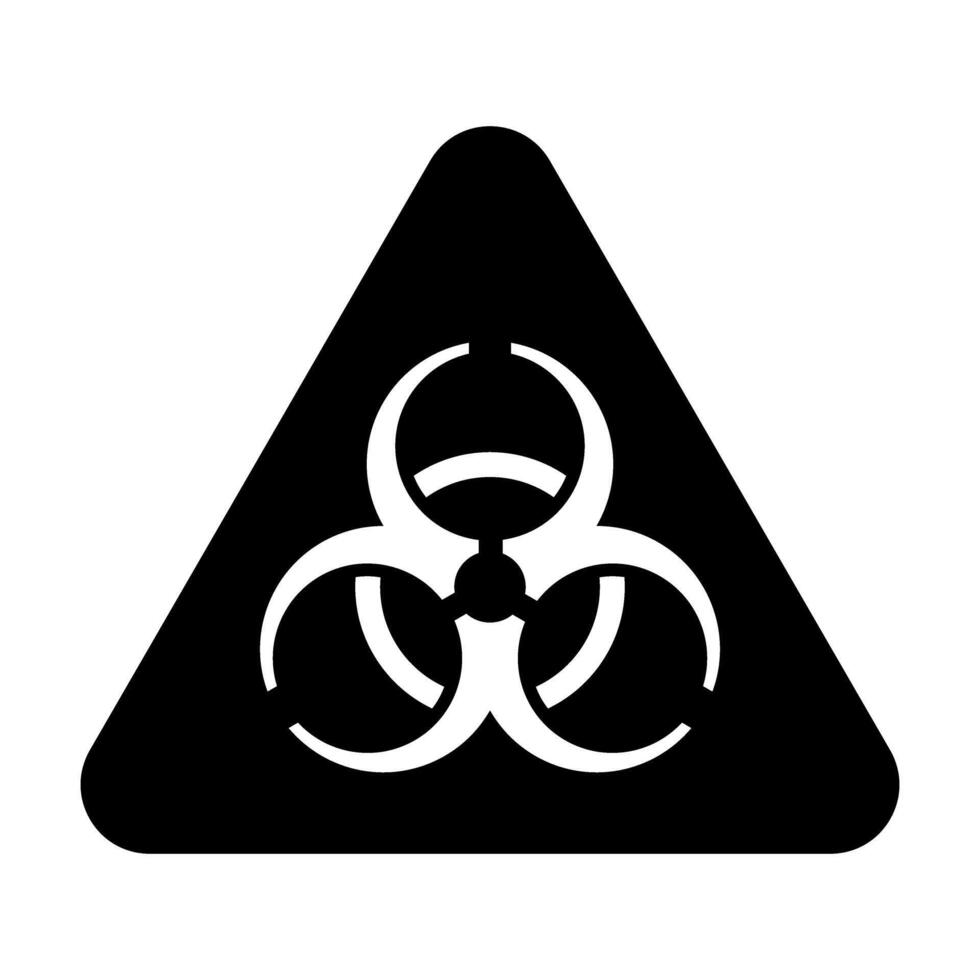 toxique icône vecteur. radioactif déchets illustration signe. poison symbole. vecteur