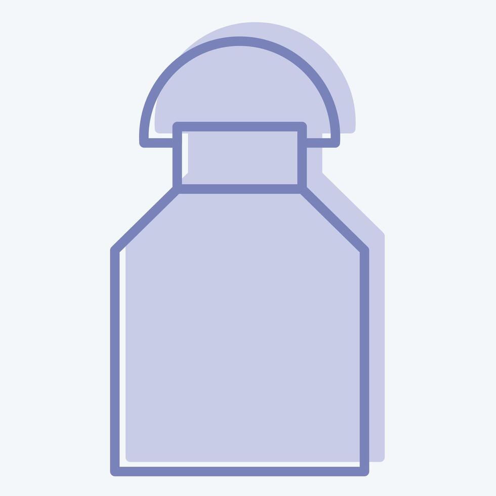 icône lait. en relation à Lait et boisson symbole. deux Ton style. Facile conception modifiable. Facile illustration vecteur