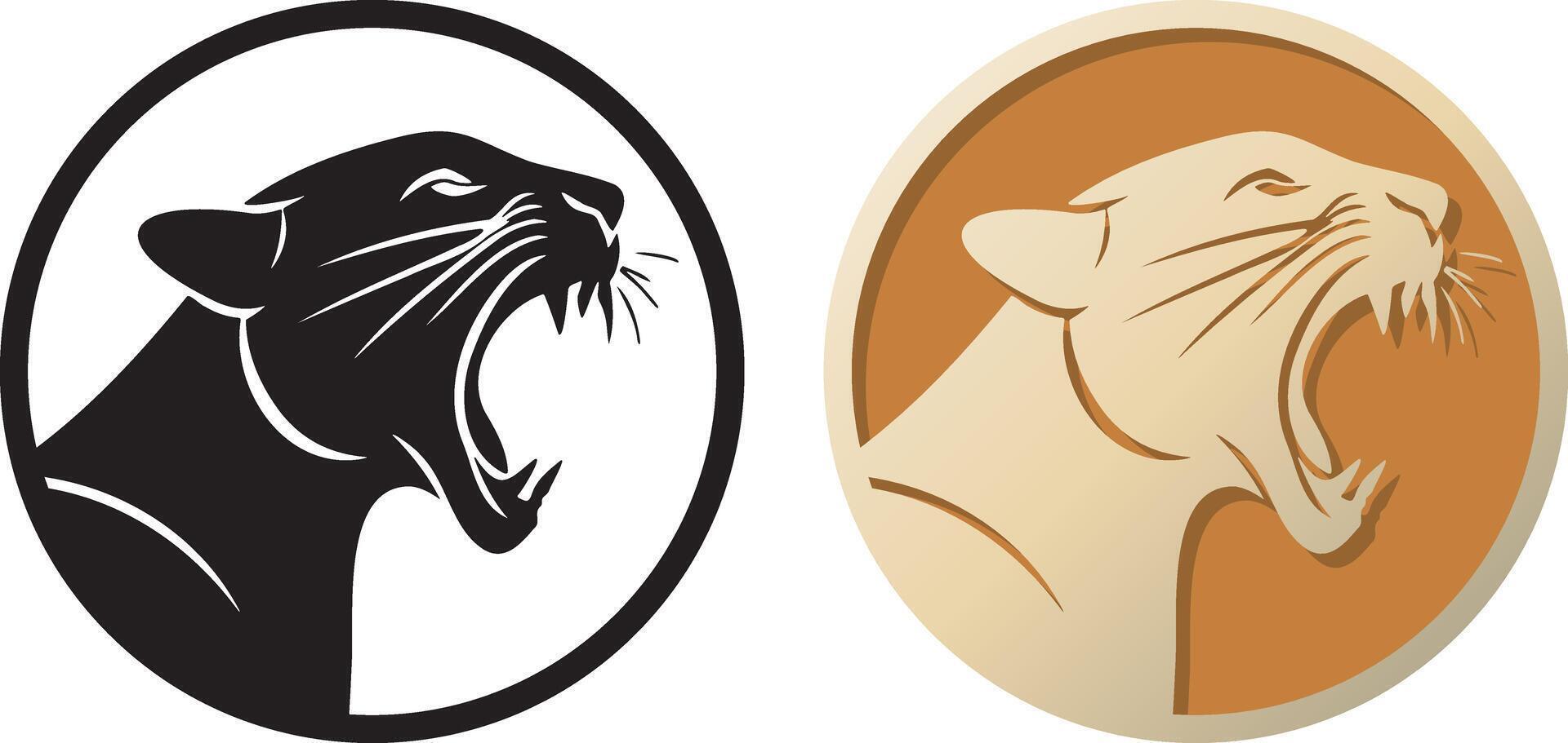 jaguar logo illustration. vecteur