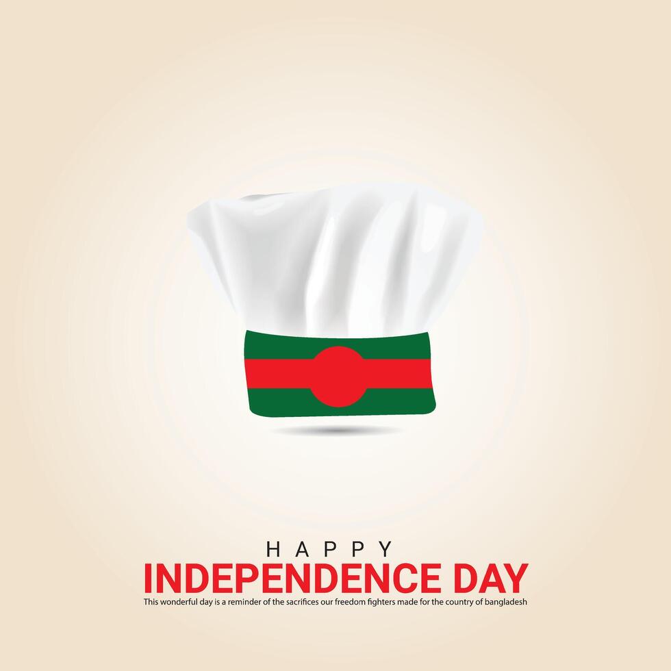 indépendance journée de Bangladesh. indépendance journée Créatif conception pour social médias poste. vecteur