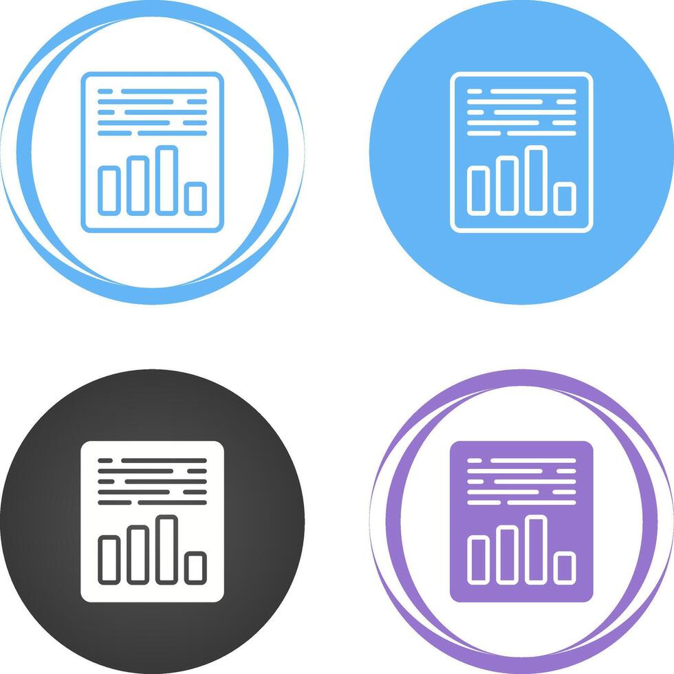 icône de vecteur de document