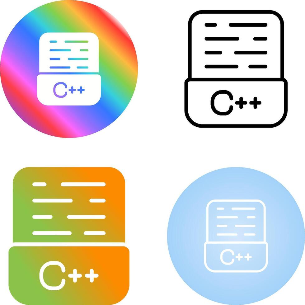 icône de vecteur de langage de programmation