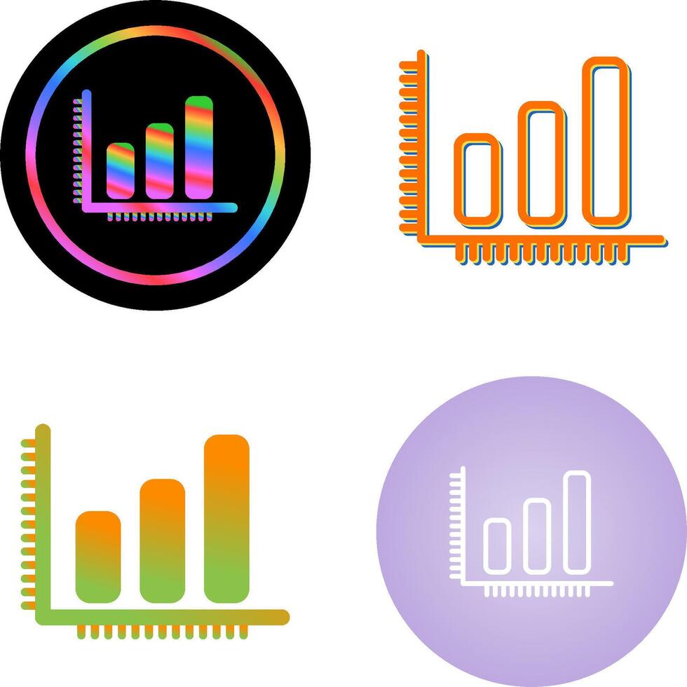 icône de vecteur de graphique à barres