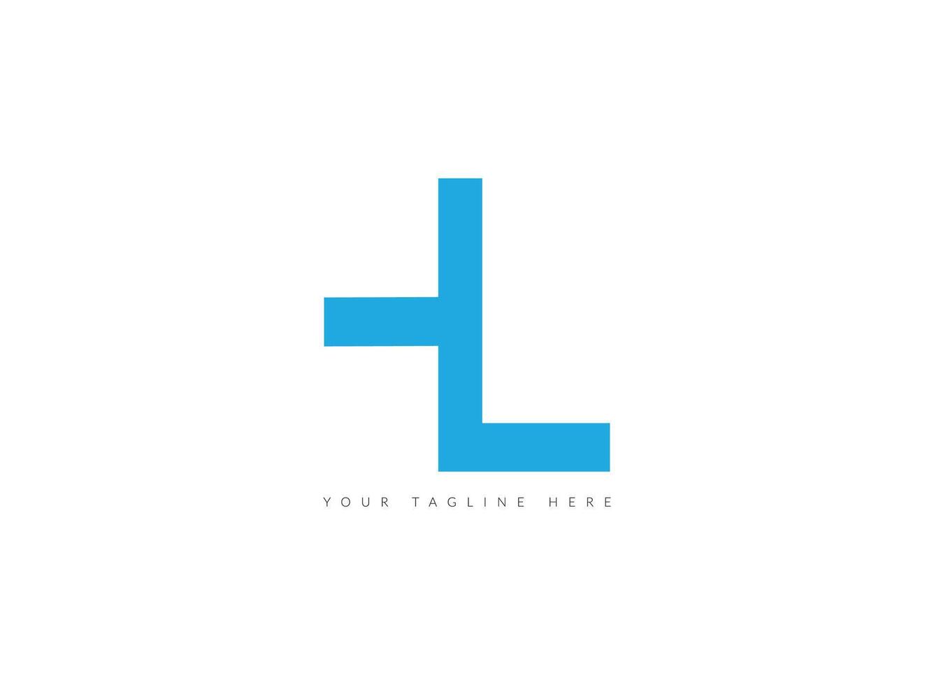 hl lettre logo Créatif conception avec vecteur graphique.