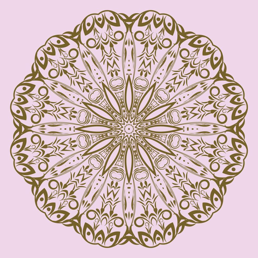 gratuit vecteur luxe floral arabe Indien mandala conception