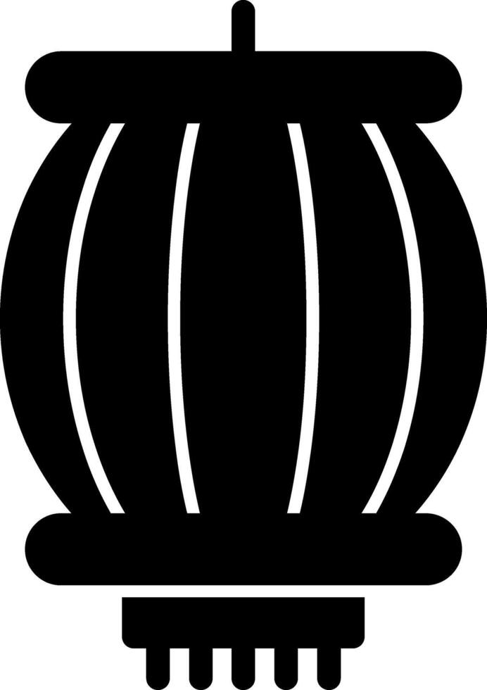 lanterne Festival glyphe icône vecteur