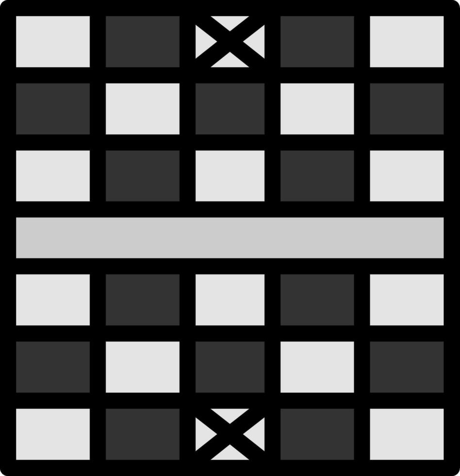 échecs planche ligne rempli vecteur