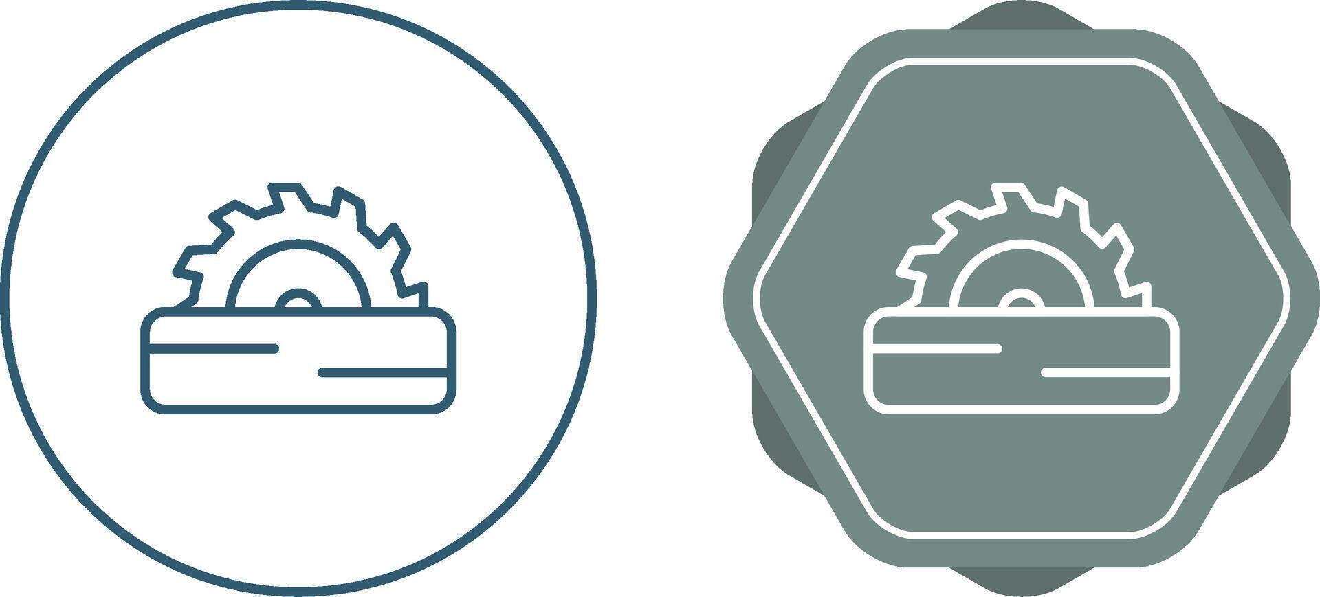 icône de vecteur de scie circulaire
