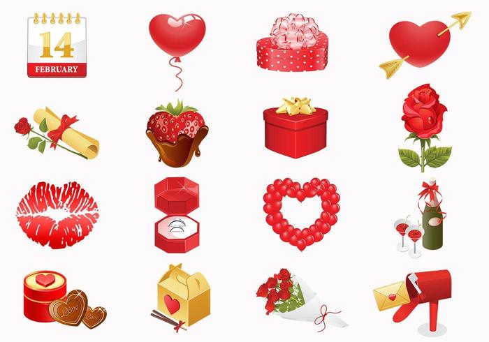 Valentin Icons Pack Vector