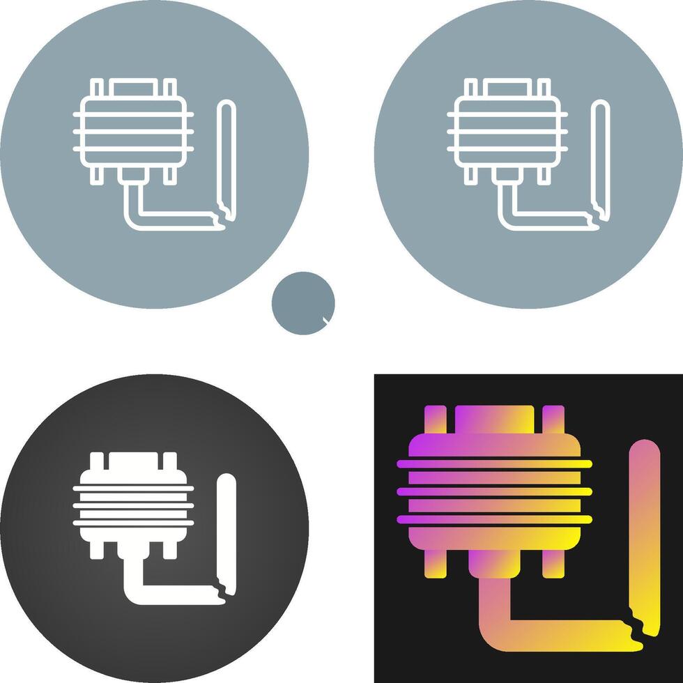 cassé câble vecteur icône